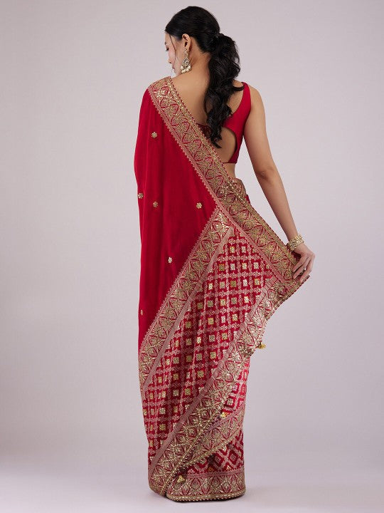 Embellished Embroidered Saree