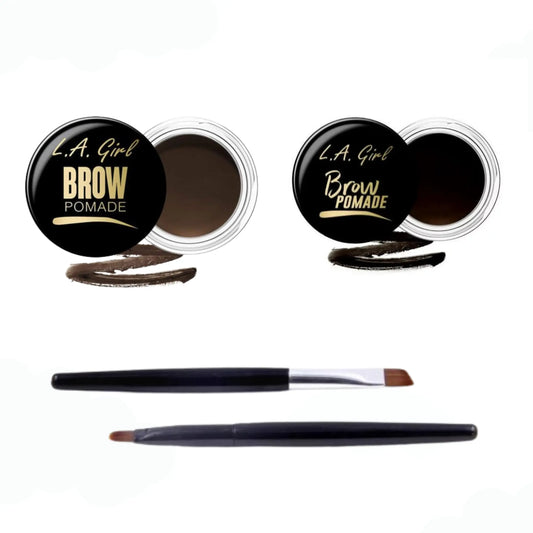 L.A. GIRL 2 IN 1 GEL LINER WITH BRUSH ( BLACK & BROWN )